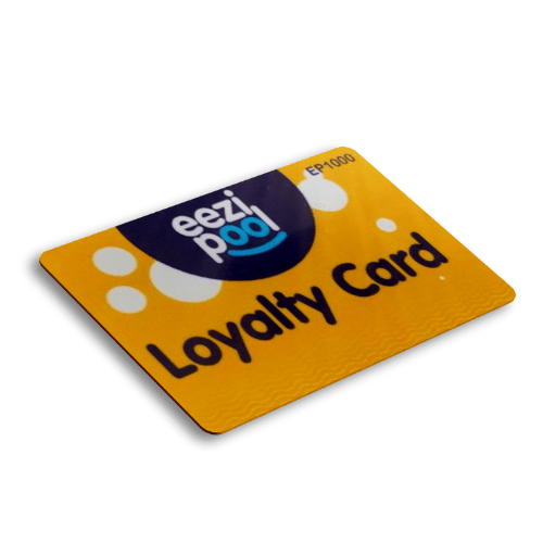 Eezi Pool Loyalty Card Yellow